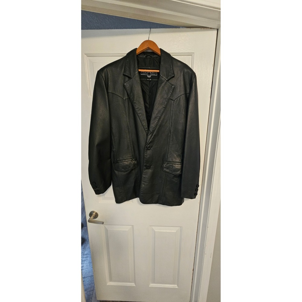 Vtg. Leather Gallery Western Cowboy Blazer Jacket Size 46
